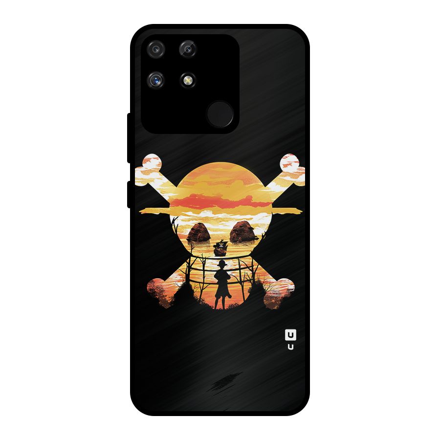 Minimal One Piece Metal Back Case for Realme Narzo 50A