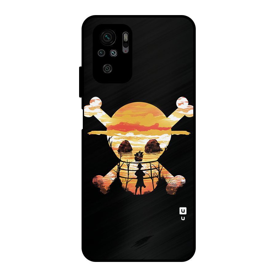 Minimal One Piece Metal Back Case for Redmi Note 10S