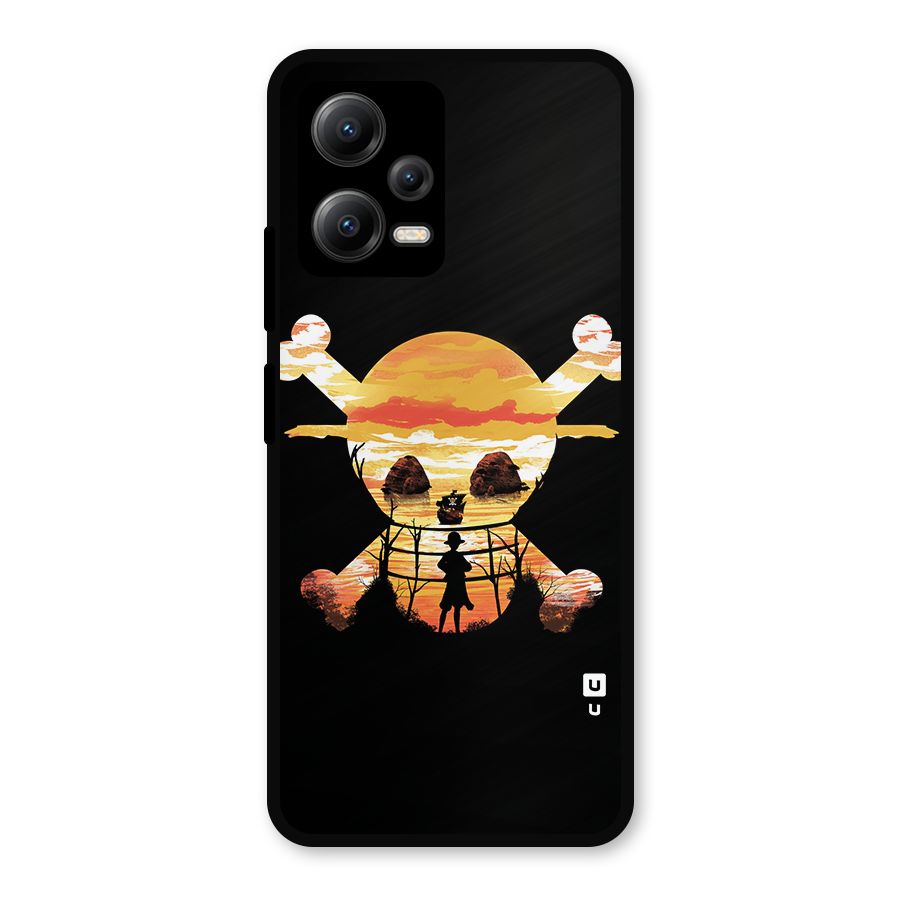 Minimal One Piece Metal Back Case for Redmi Note 12 5G