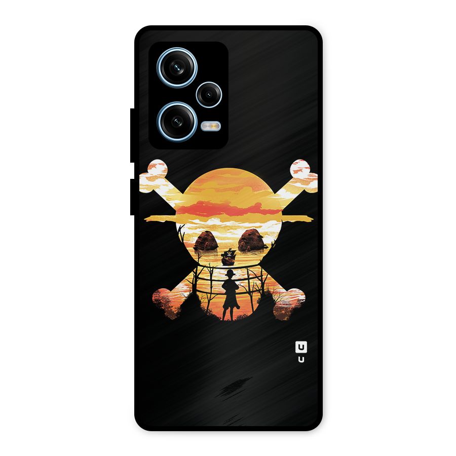 Minimal One Piece Metal Back Case for Redmi Note 12 Pro