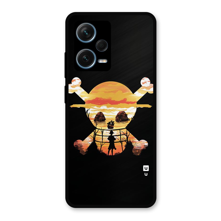 Minimal One Piece Metal Back Case for Redmi Note 12 Pro Plus 5G