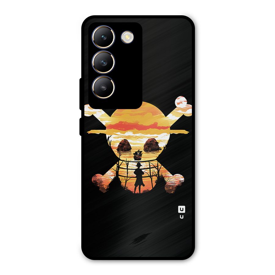 Minimal One Piece Metal Back Case for Vivo T3 5G