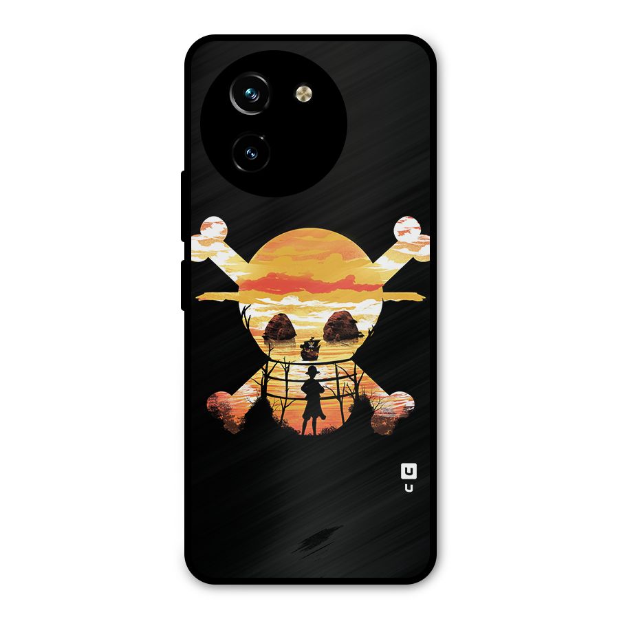 Minimal One Piece Metal Back Case for Vivo T3x