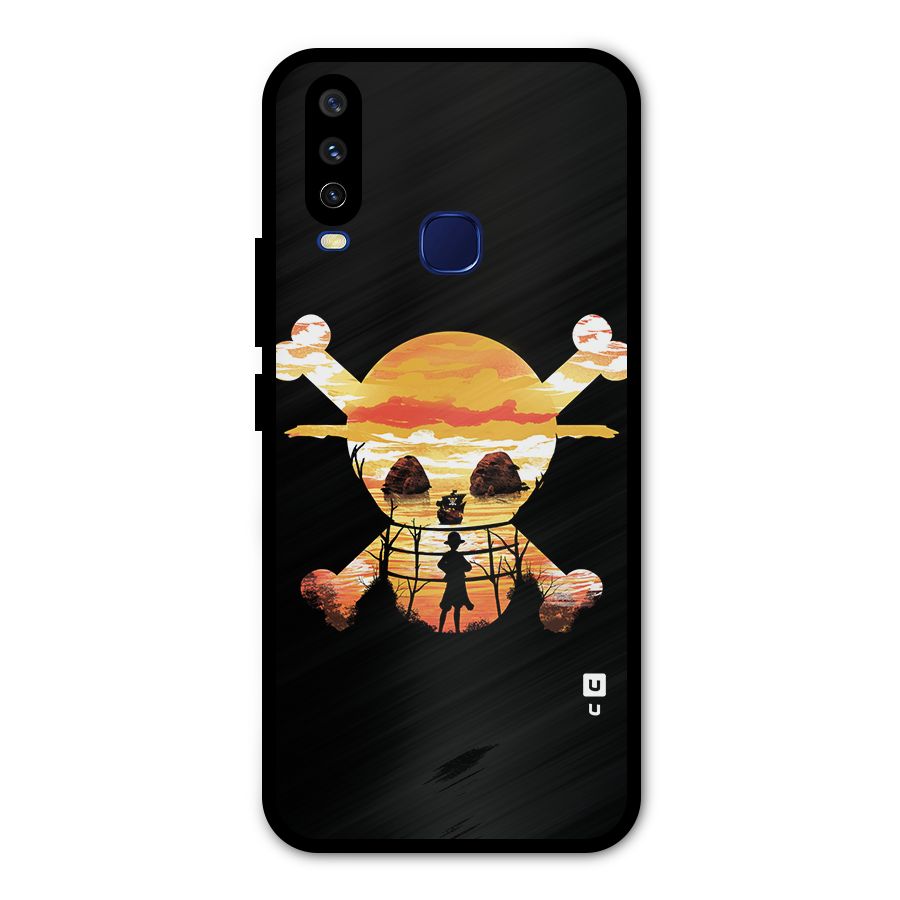 Minimal One Piece Metal Back Case for Vivo V17
