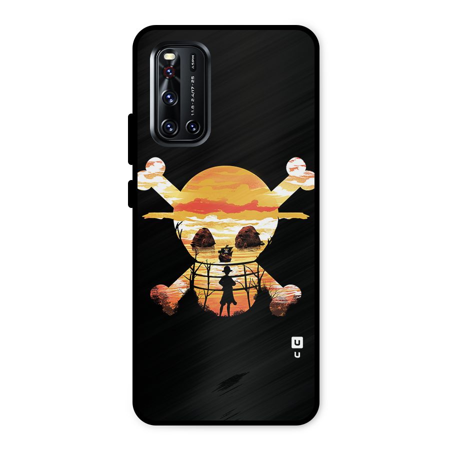 Minimal One Piece Metal Back Case for Vivo V19