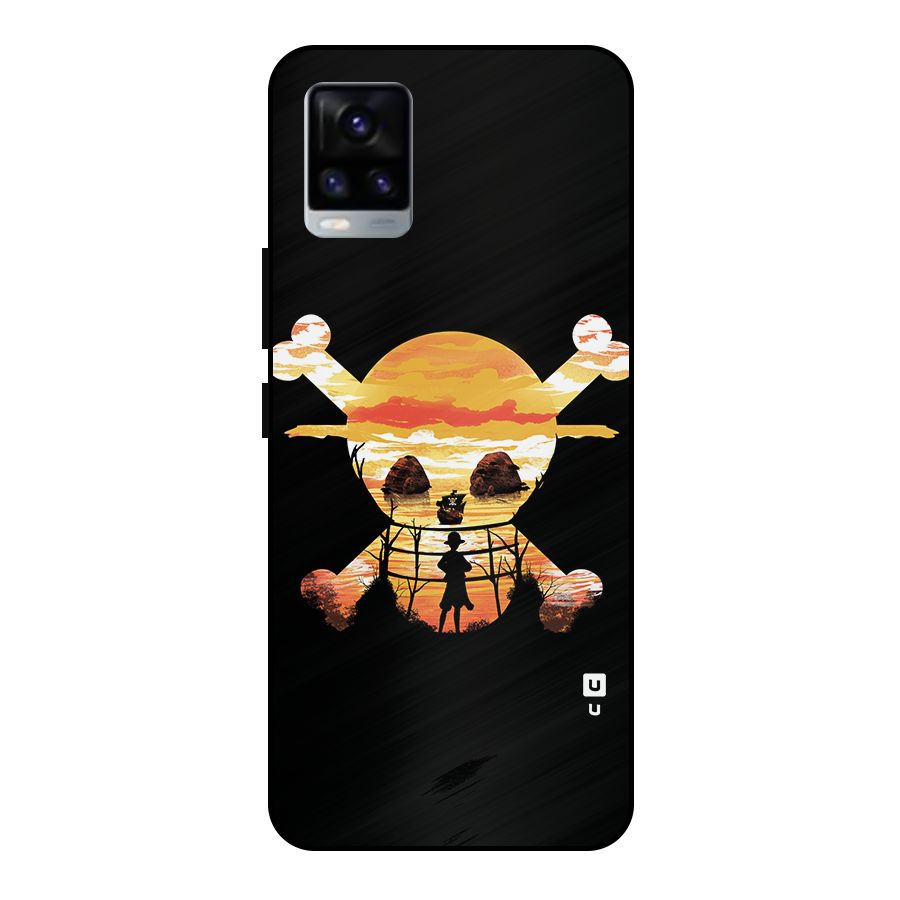 Minimal One Piece Metal Back Case for Vivo V20 2021