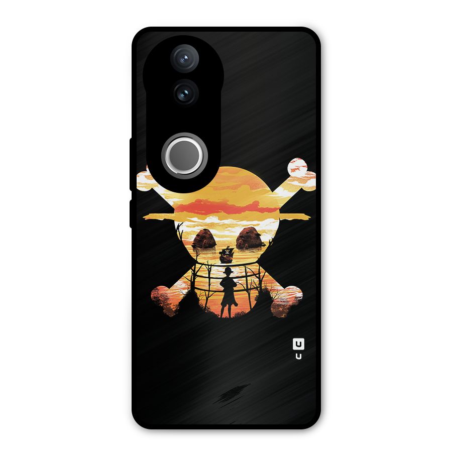 Minimal One Piece Metal Back Case for Vivo V50e