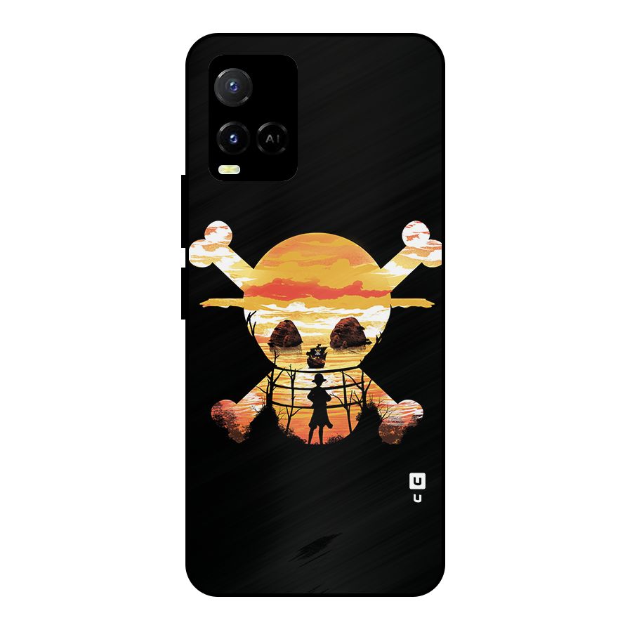 Minimal One Piece Metal Back Case for Vivo Y21T