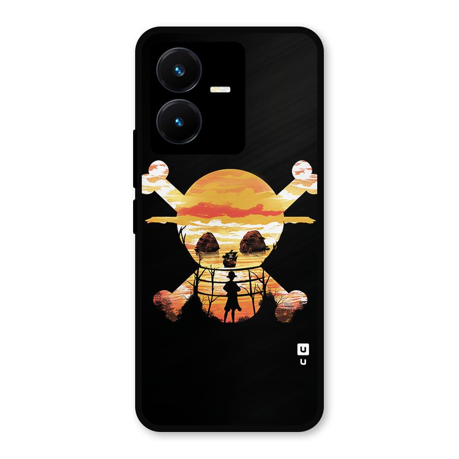 Minimal One Piece Metal Back Case for Vivo Y22