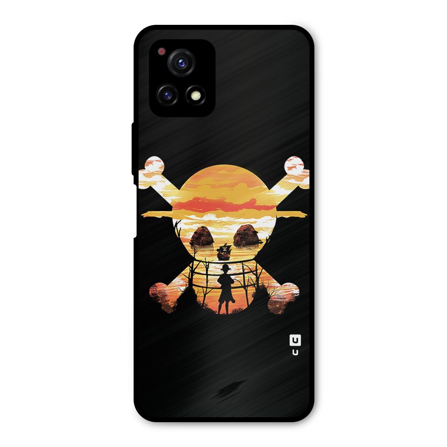 Minimal One Piece Metal Back Case for Vivo Y72 5G