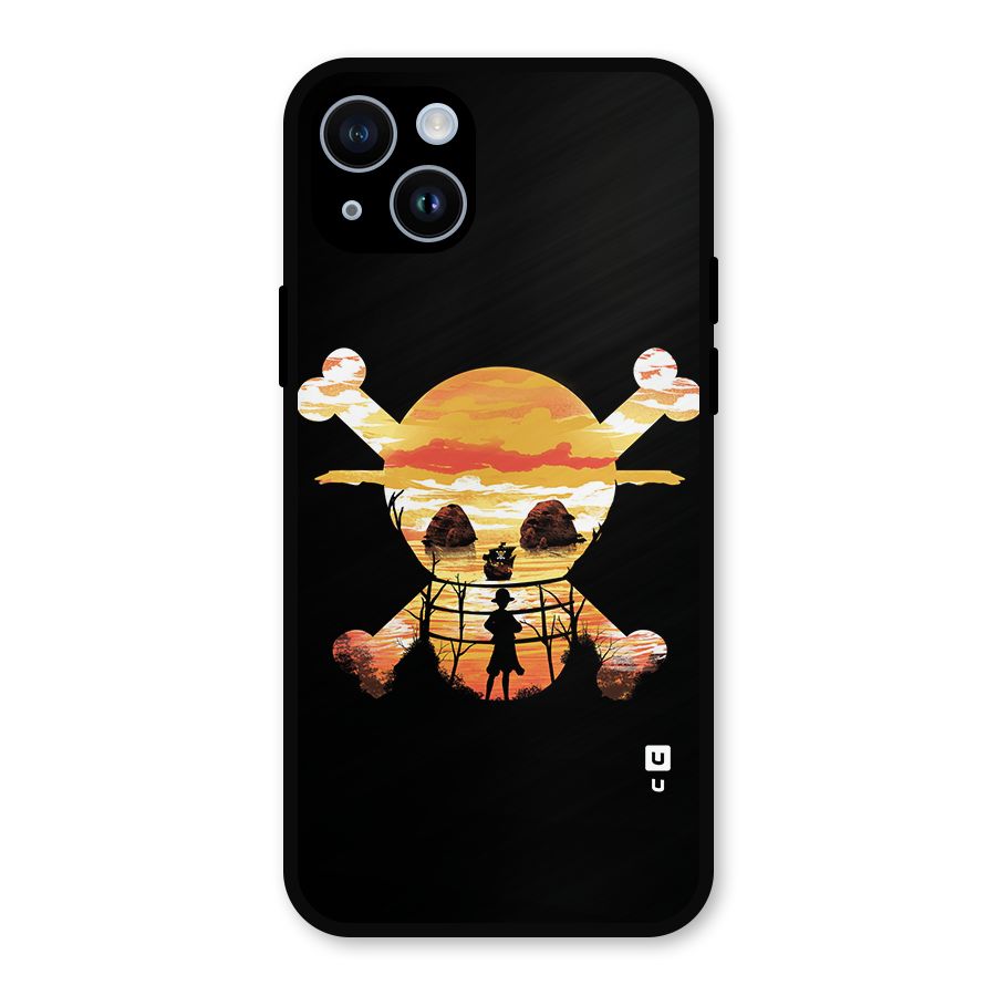 Minimal One Piece Metal Back Case for iPhone 14