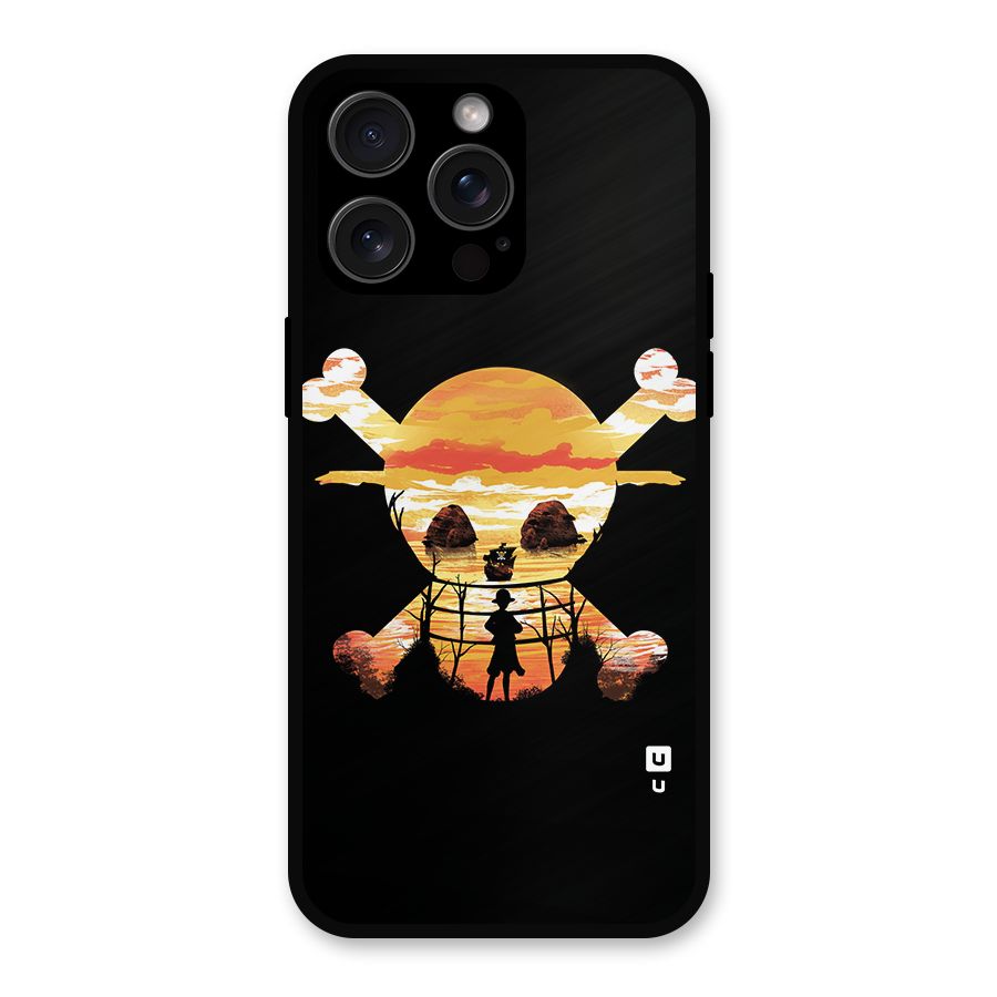 Minimal One Piece Metal Back Case for iPhone 15 Pro Max