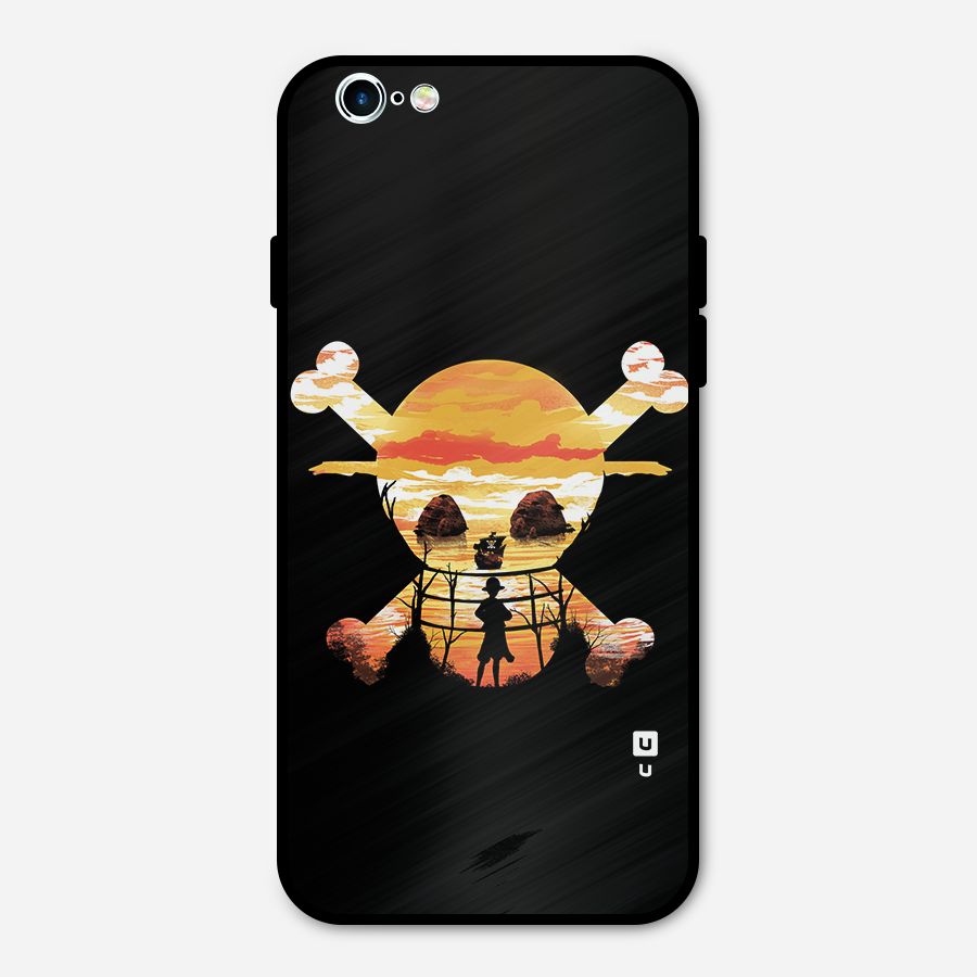 Minimal One Piece Metal Back Case for iPhone 6 6s