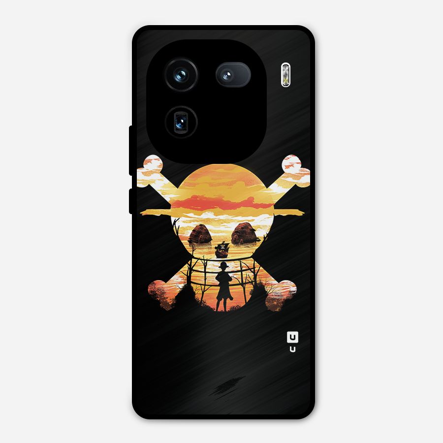 Minimal One Piece Metal Back Case for iQOO 12