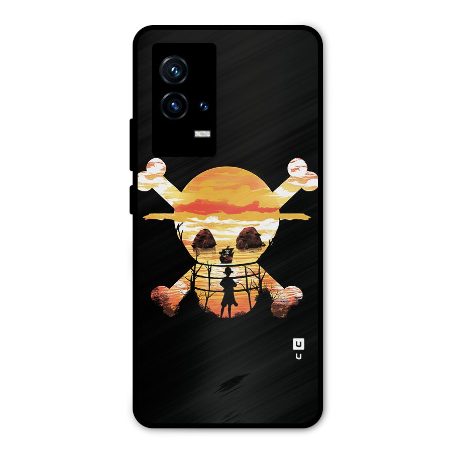 Minimal One Piece Metal Back Case for iQOO 9 5G