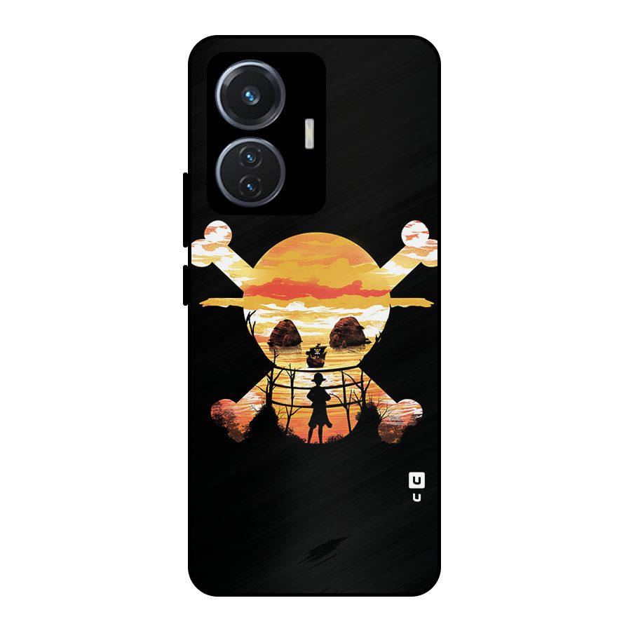Minimal One Piece Metal Back Case for iQOO Z6 44W