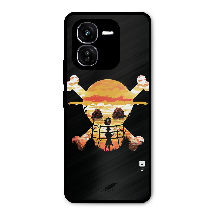 Minimal One Piece Metal Back Case for iQOO Z9x