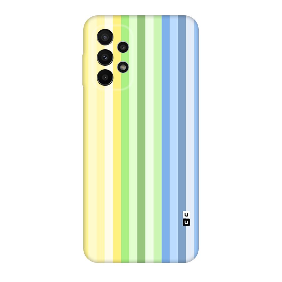 Minimal Pastel Shades Stripes Original Polycarbonate Back Case for Galaxy A23