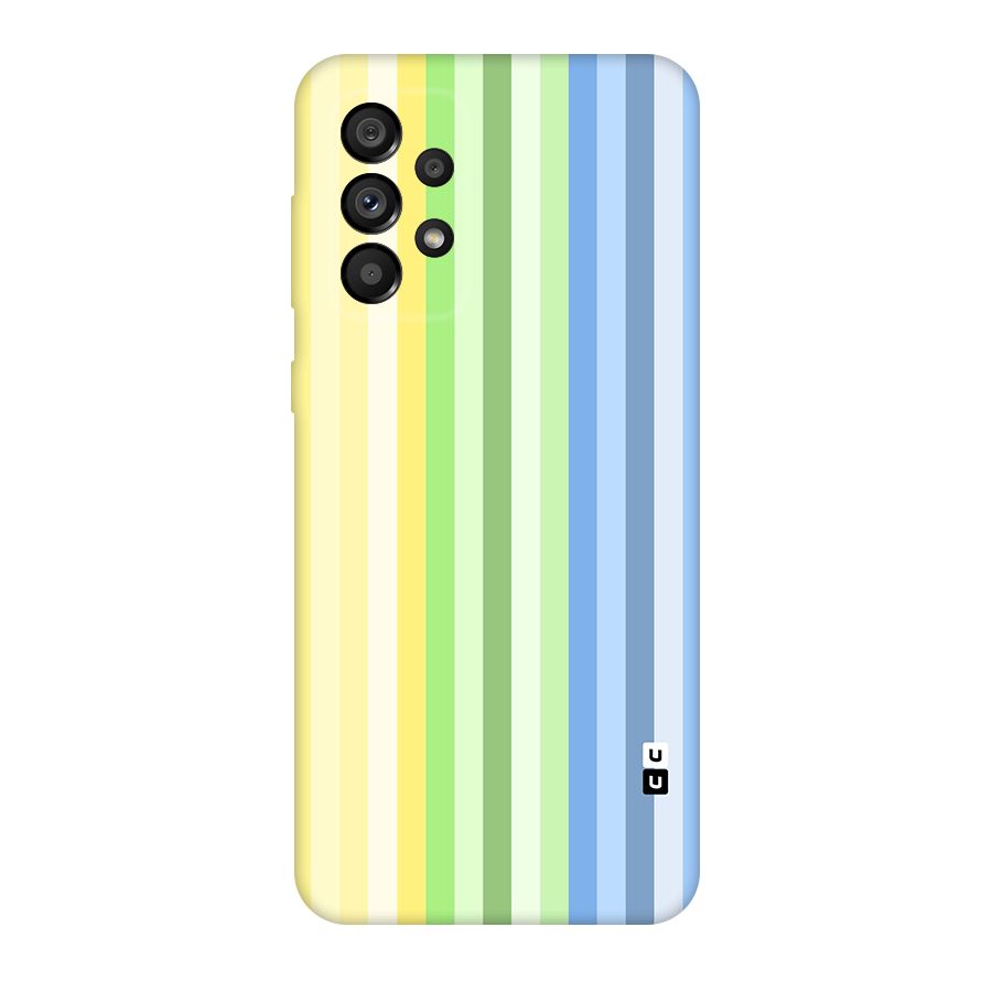 Minimal Pastel Shades Stripes Original Polycarbonate Back Case for Galaxy A73 5G
