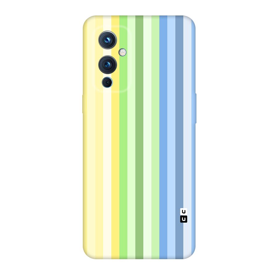 Minimal Pastel Shades Stripes Original Polycarbonate Back Case for OnePlus 9