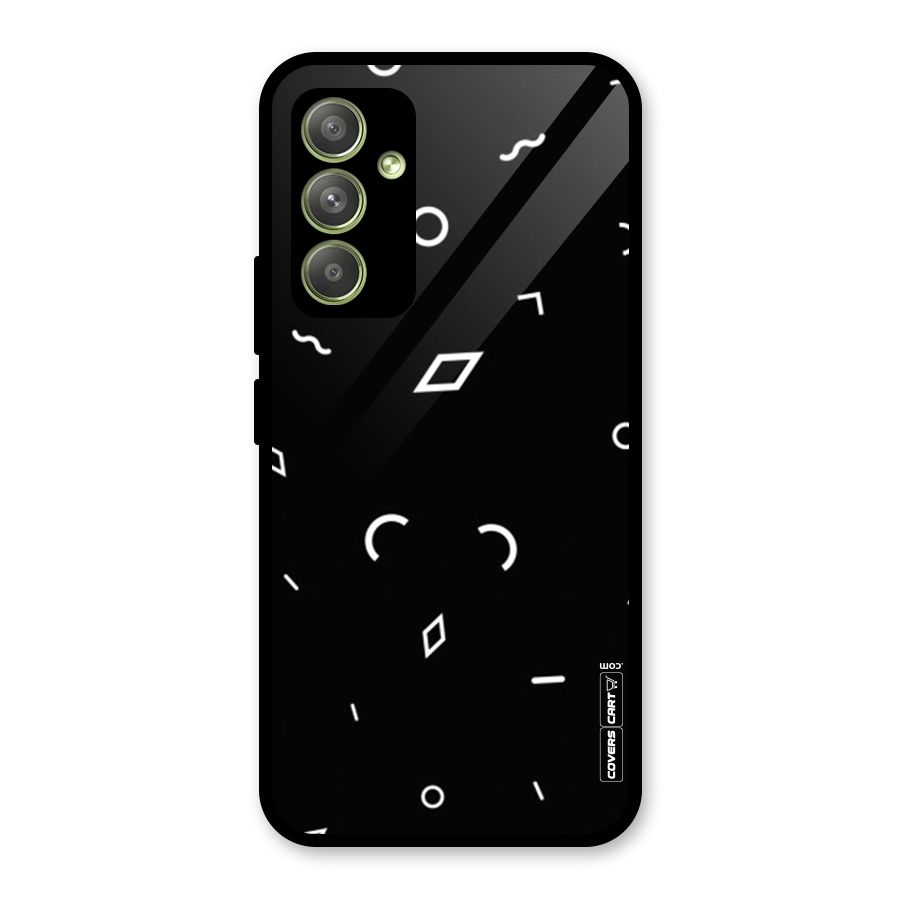 Minimal Shapes Glass Back Case for Galaxy A54