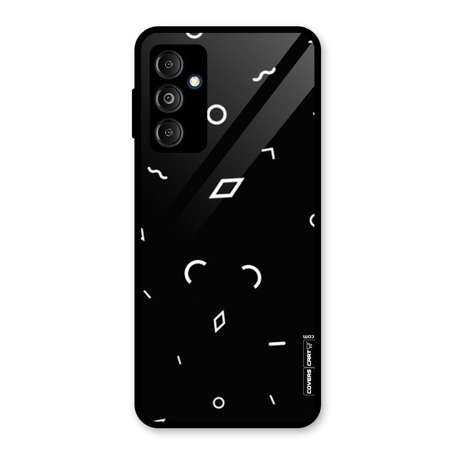 Minimal Shapes Glass Back Case for Galaxy M14 5G