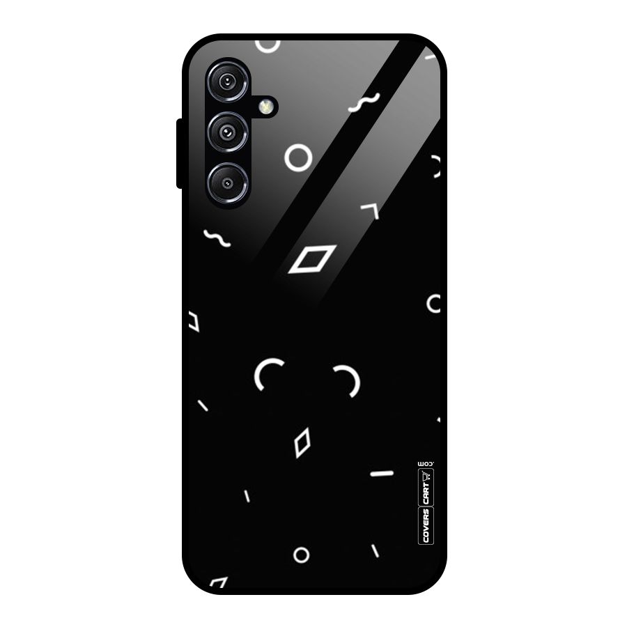 Minimal Shapes Glass Back Case for Galaxy M34 5G