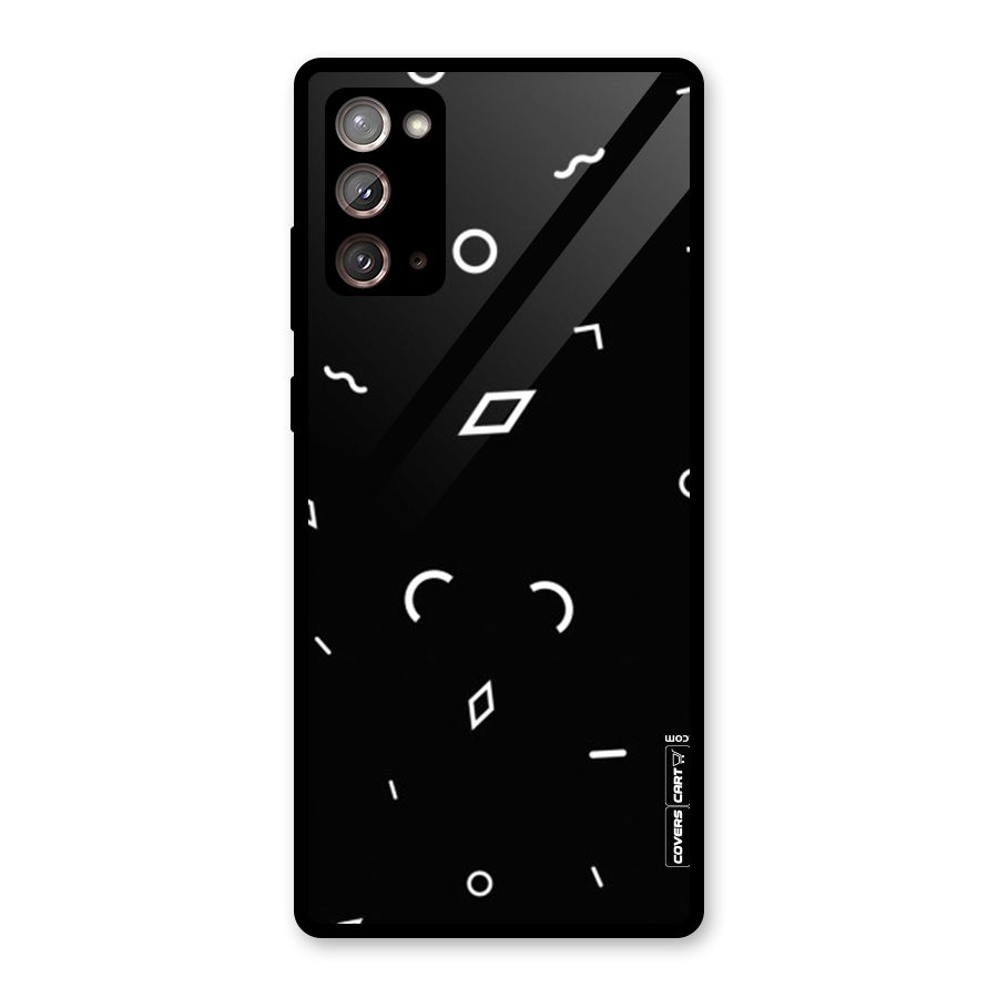Minimal Shapes Glass Back Case for Galaxy Note 20