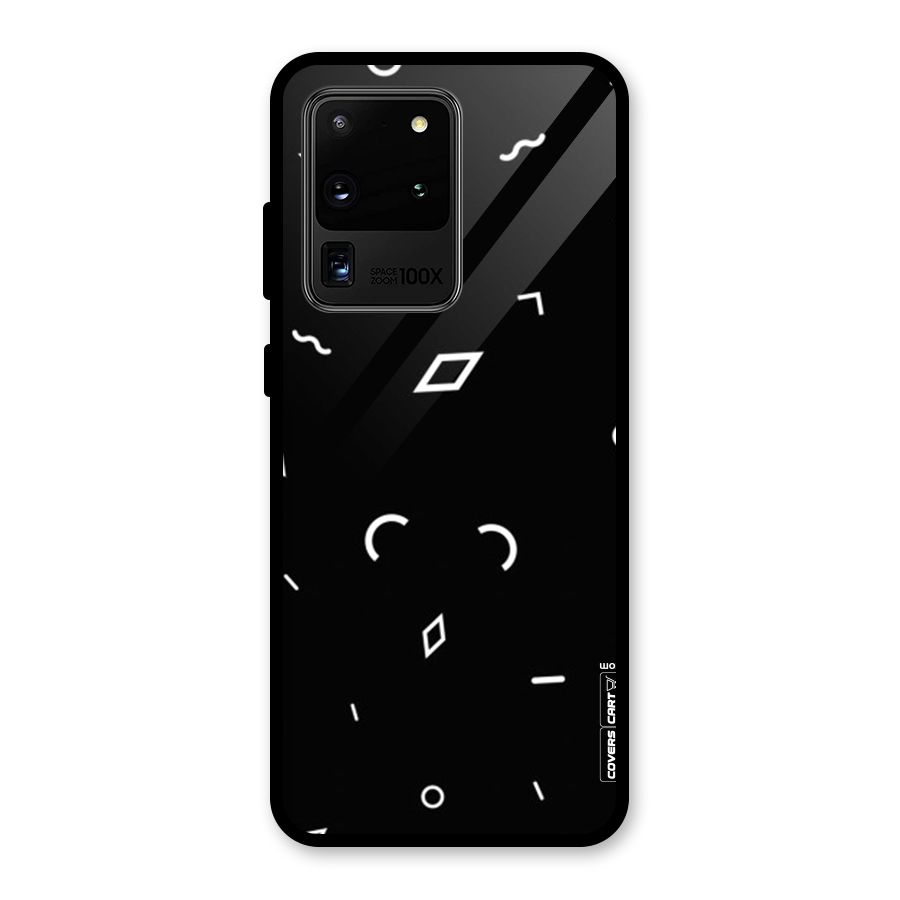 Minimal Shapes Glass Back Case for Galaxy S20 Ultra
