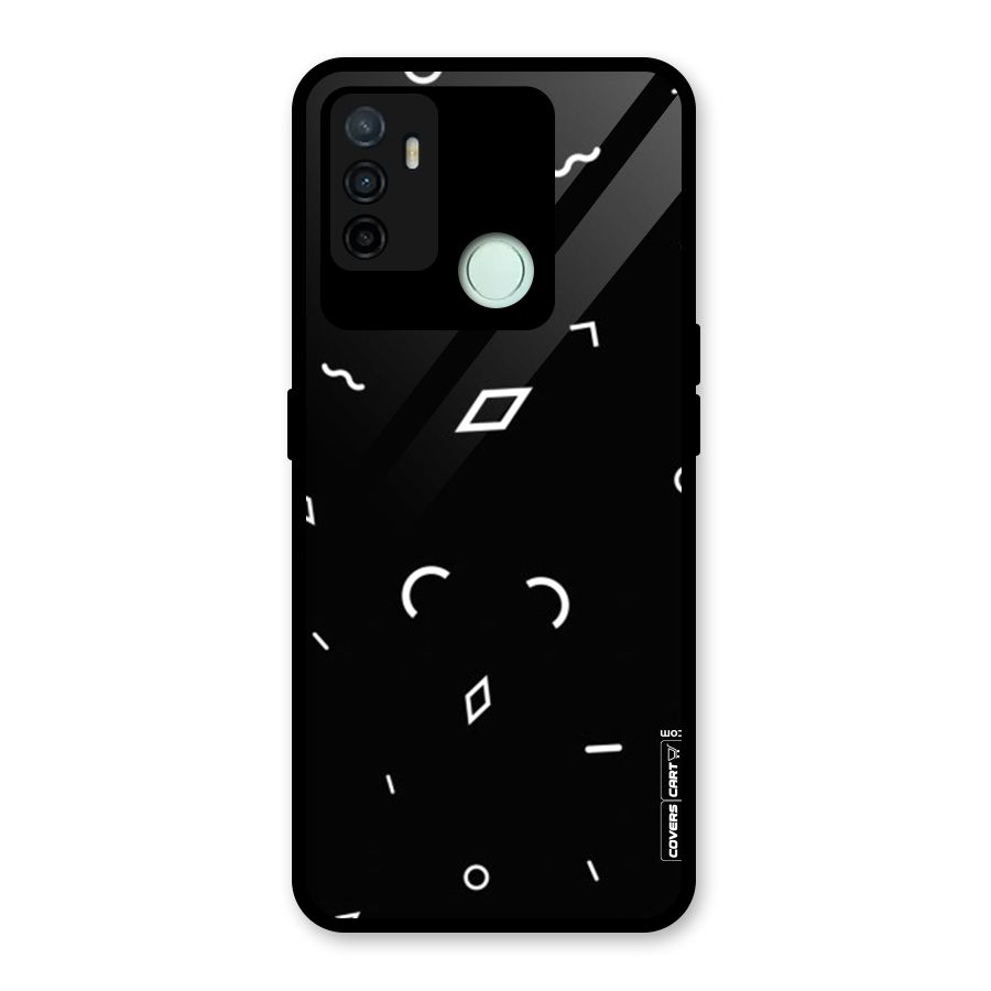 Minimal Shapes Glass Back Case for Oppo A53