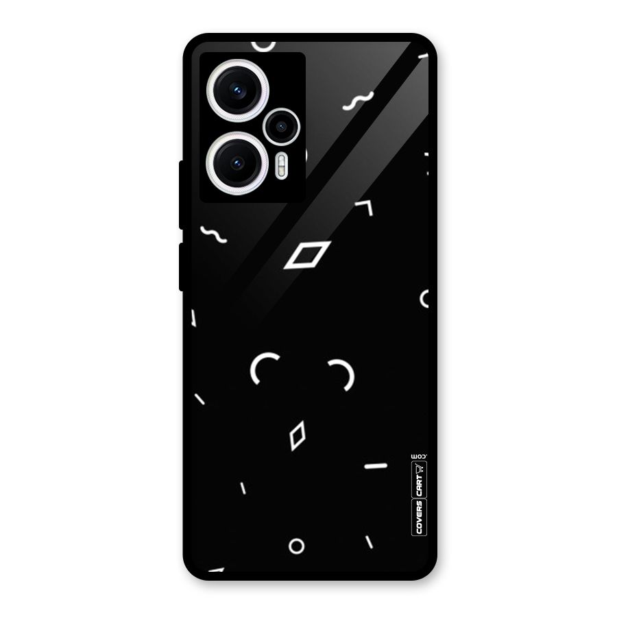 Minimal Shapes Glass Back Case for Poco F5