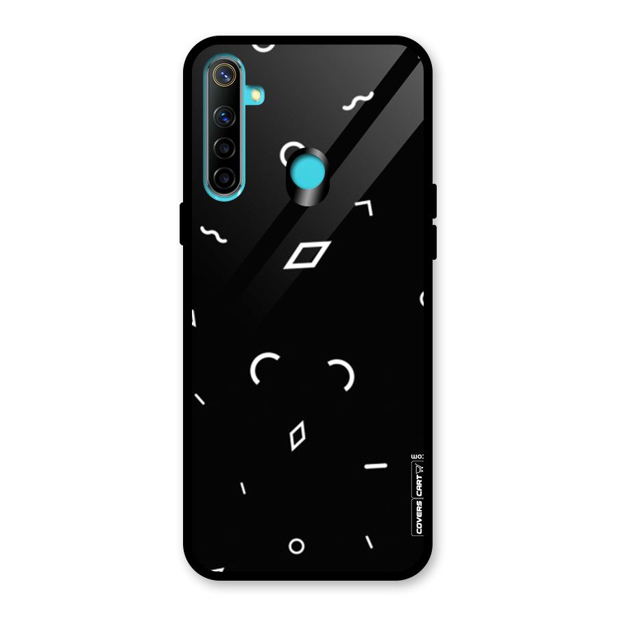 Minimal Shapes Glass Back Case for Realme 5