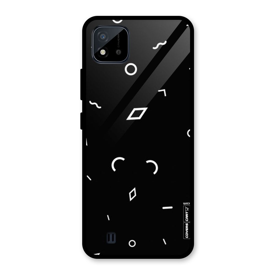 Minimal Shapes Glass Back Case for Realme C11 2021