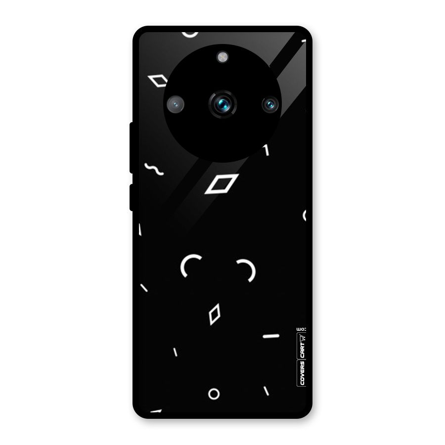 Minimal Shapes Glass Back Case for Realme Narzo 60 Pro