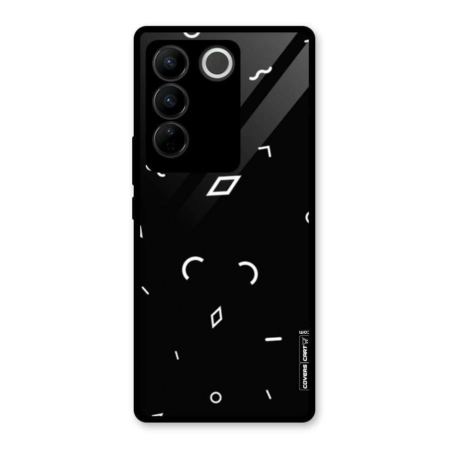 Minimal Shapes Glass Back Case for Vivo V27