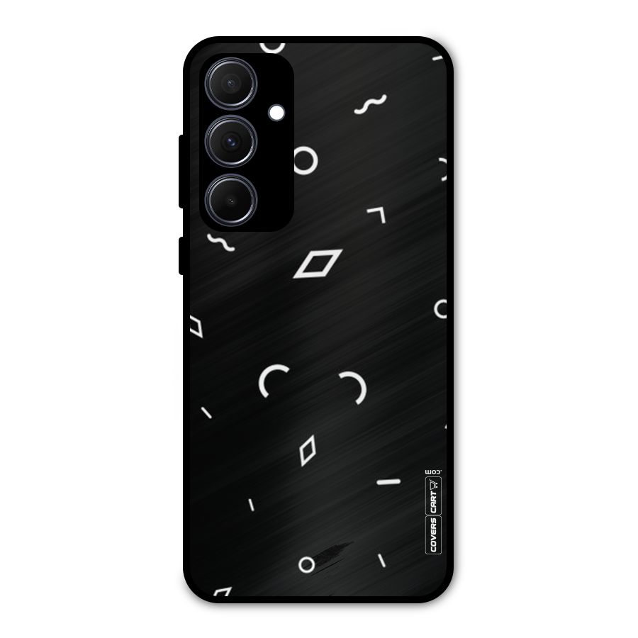 Minimal Shapes Metal Back Case for Galaxy A35