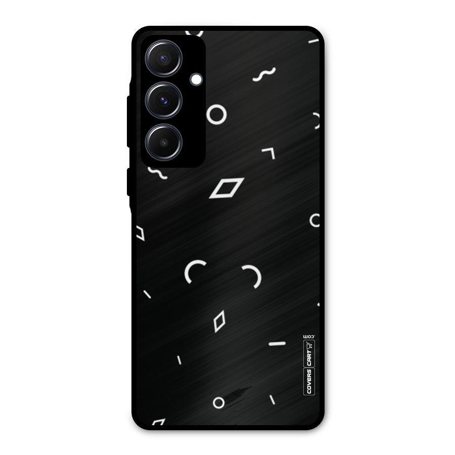 Minimal Shapes Metal Back Case for Galaxy A55