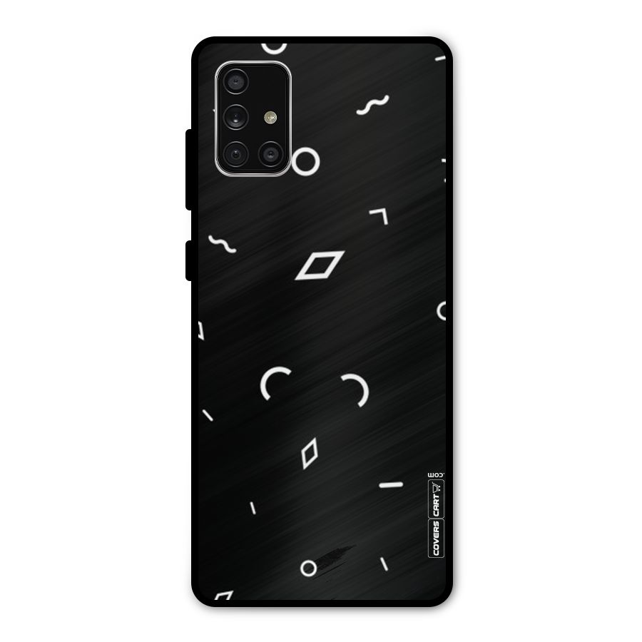 Minimal Shapes Metal Back Case for Galaxy A71