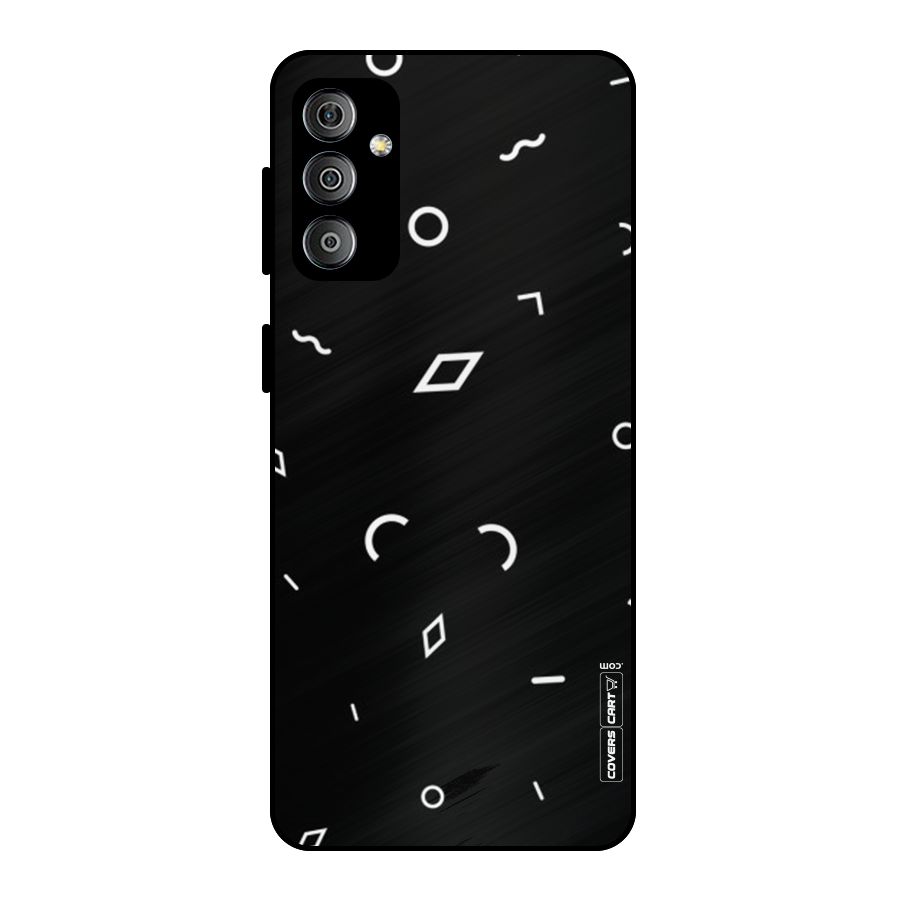 Minimal Shapes Metal Back Case for Galaxy F23