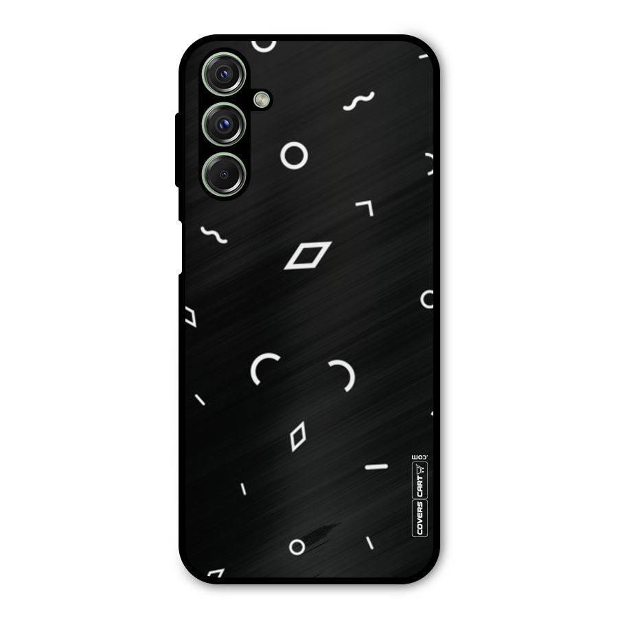 Minimal Shapes Metal Back Case for Galaxy F34
