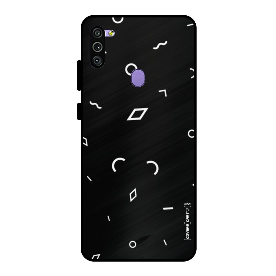 Minimal Shapes Metal Back Case for Galaxy M11