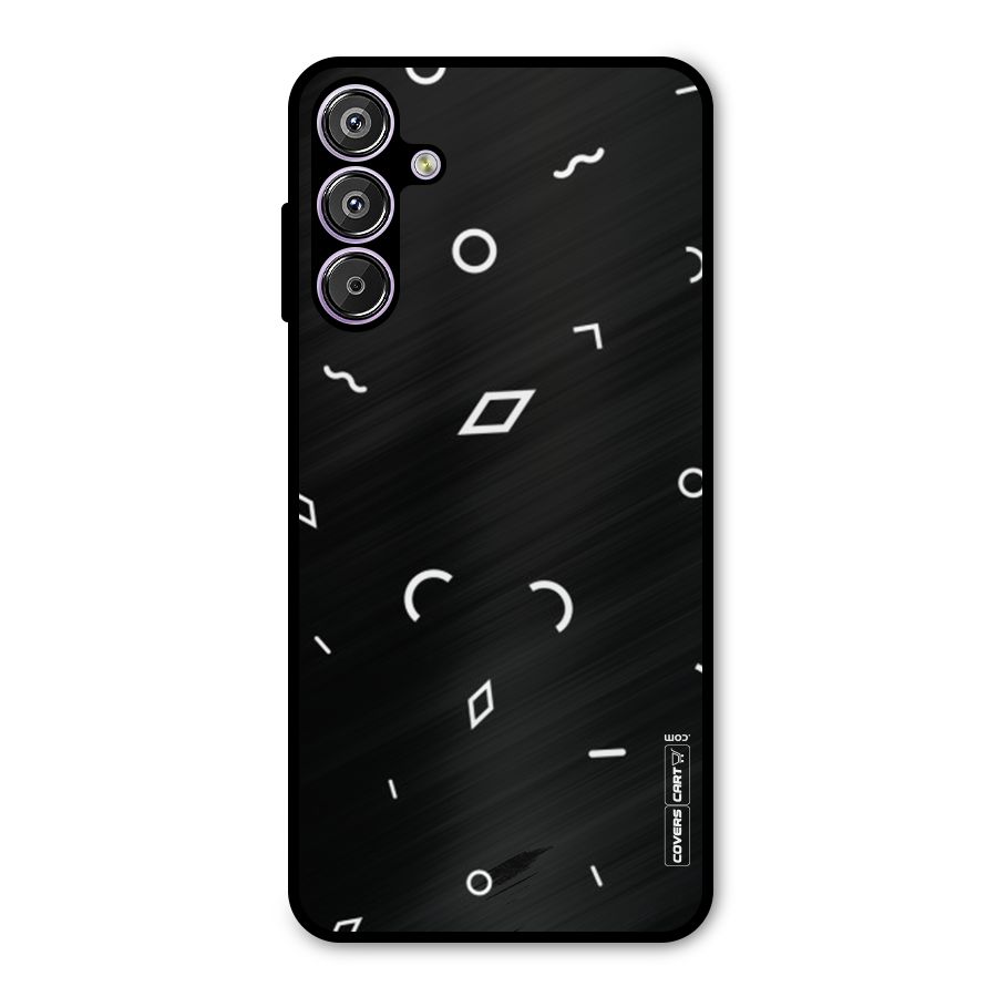 Minimal Shapes Metal Back Case for Galaxy M15