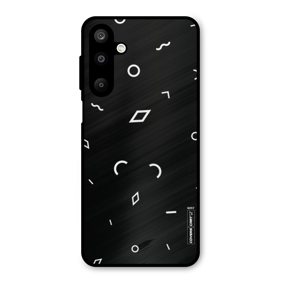 Minimal Shapes Metal Back Case for Galaxy M16