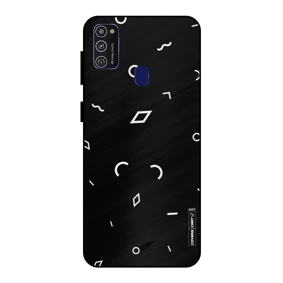 Minimal Shapes Metal Back Case for Galaxy M21