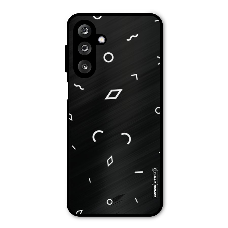 Minimal Shapes Metal Back Case for Galaxy M36