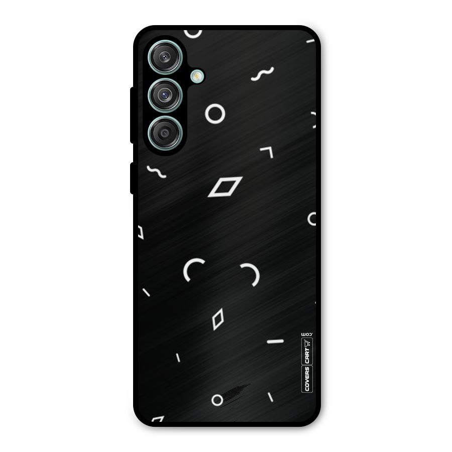 Minimal Shapes Metal Back Case for Galaxy M55 5G