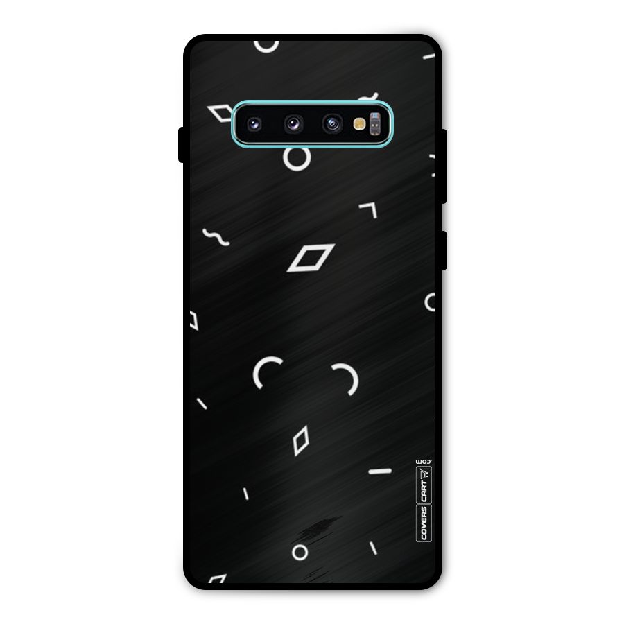 Minimal Shapes Metal Back Case for Galaxy S10 Plus