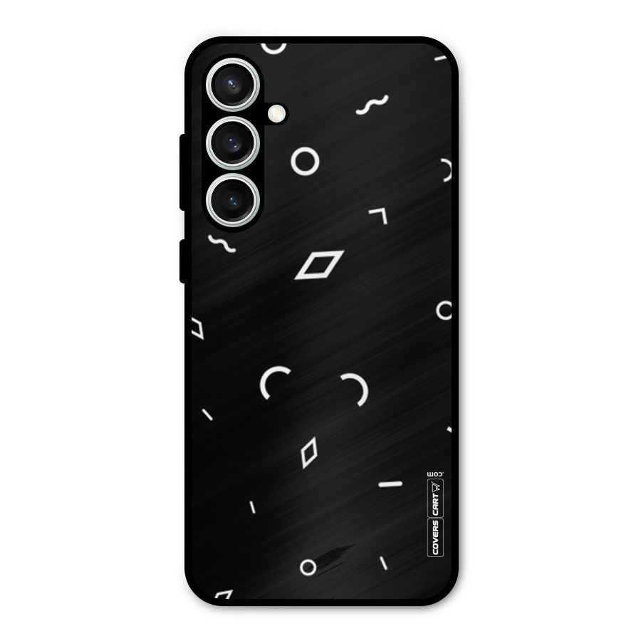 Minimal Shapes Metal Back Case for Galaxy S23 FE
