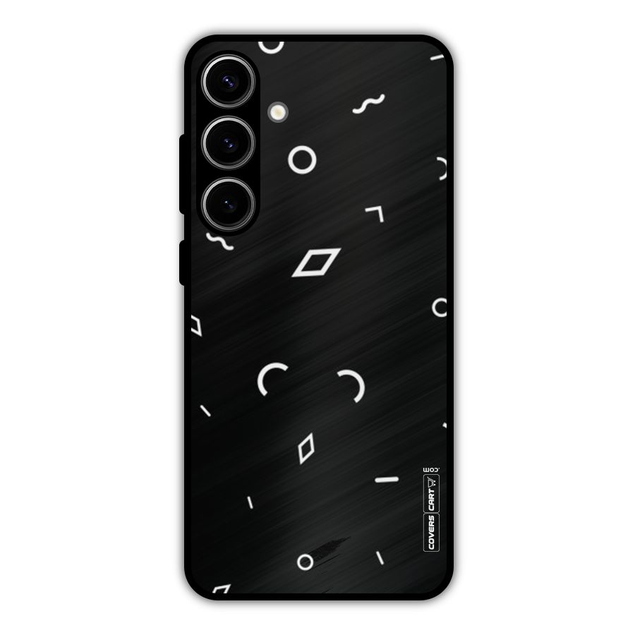 Minimal Shapes Metal Back Case for Galaxy S24 Plus