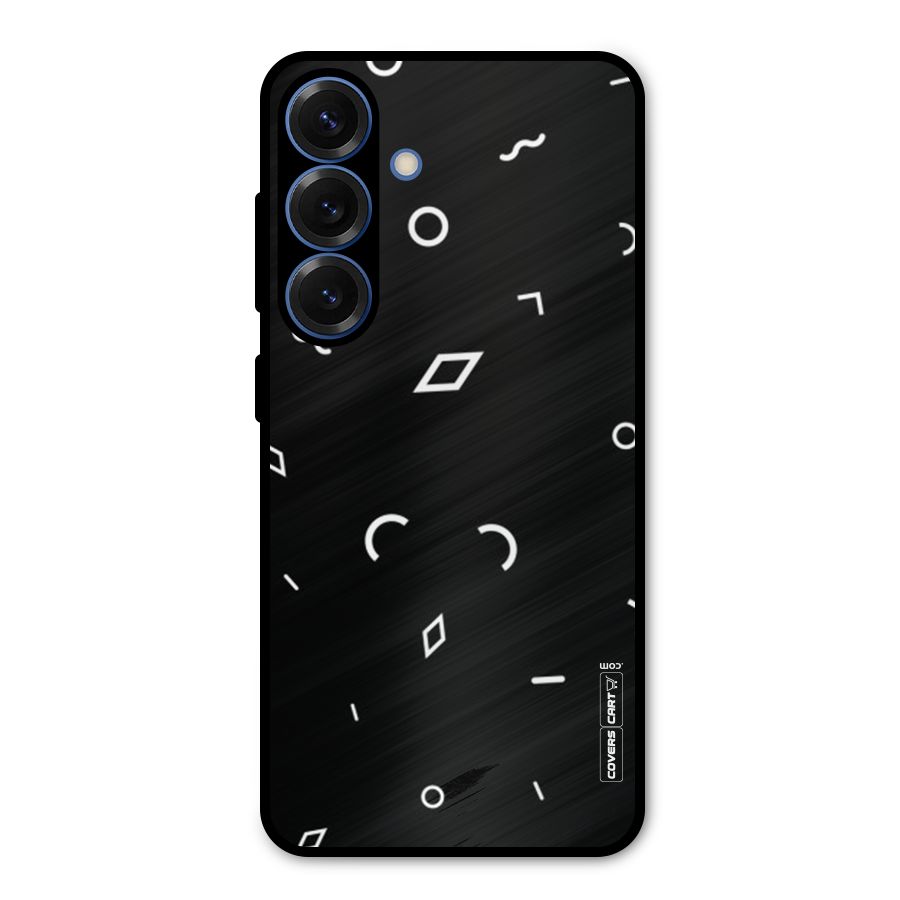 Minimal Shapes Metal Back Case for Galaxy S25